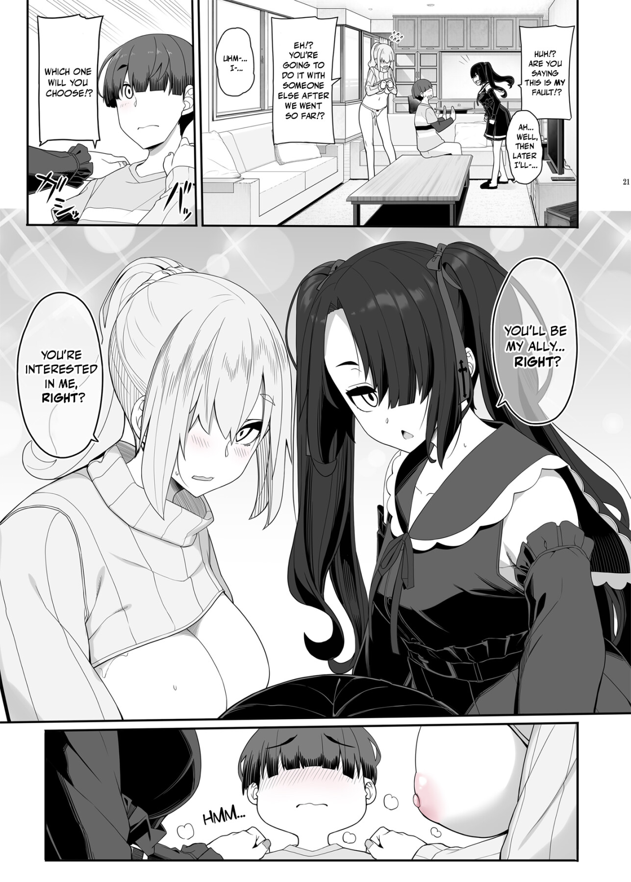 Hentai Manga Comic-A Flawed Pair of Girls Want To Settle Things Through A Night Of Sex-Read-20